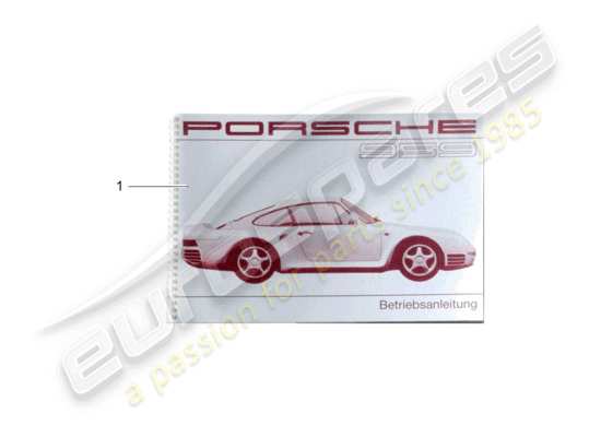 a part diagram from the Porsche After Sales lit. (1996) parts catalogue