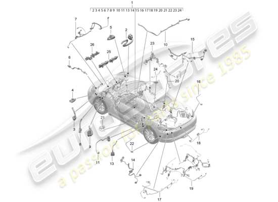 a part diagram from the Porsche 718 Boxster (2018) parts catalogue