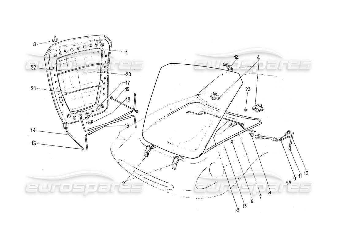 Part diagram containing part number 241-28-554-00