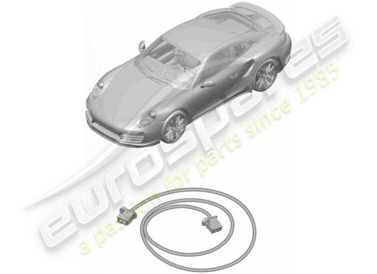 a part diagram from the Porsche 991 Turbo (2014) parts catalogue