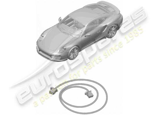 a part diagram from the Porsche 991 Turbo parts catalogue