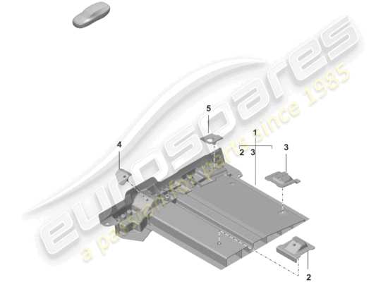 a part diagram from the Porsche 992 parts catalogue