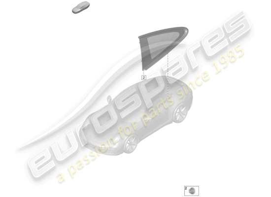 a part diagram from the Porsche 992 (2019) parts catalogue