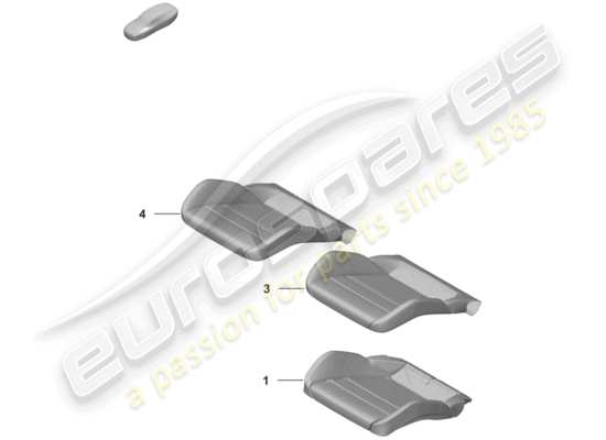 a part diagram from the Porsche 992 parts catalogue