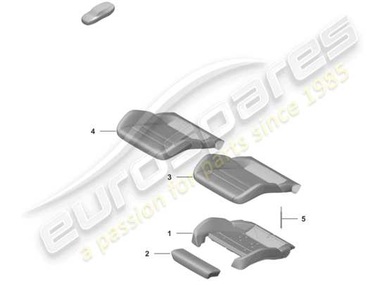 a part diagram from the Porsche 992 parts catalogue