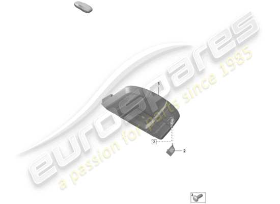 a part diagram from the Porsche 992 parts catalogue