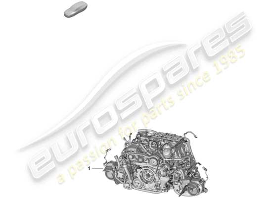 a part diagram from the Porsche 992 parts catalogue