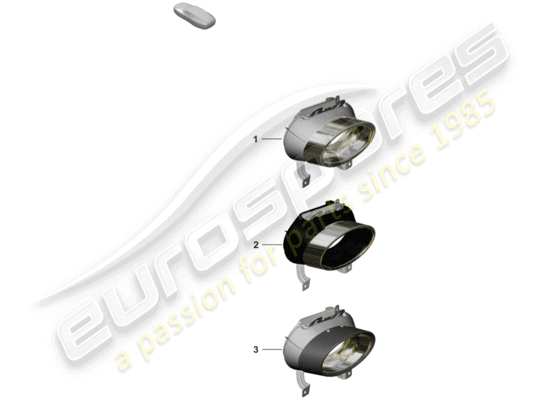 a part diagram from the Porsche 992 parts catalogue