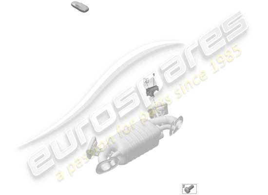 a part diagram from the Porsche 992 parts catalogue