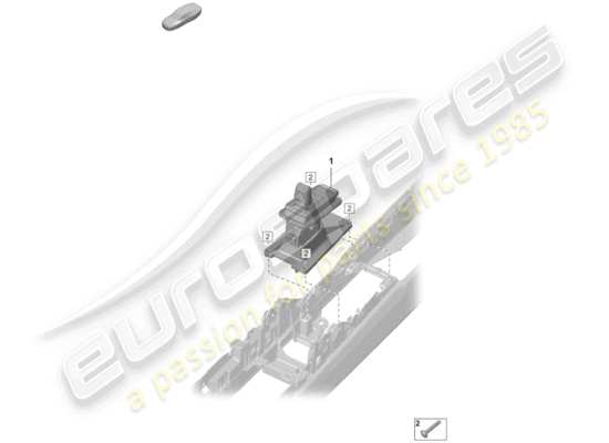 a part diagram from the Porsche 992 parts catalogue