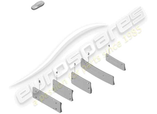 a part diagram from the Porsche 992 parts catalogue