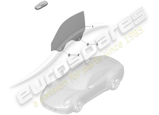 a part diagram from the Porsche 992 parts catalogue