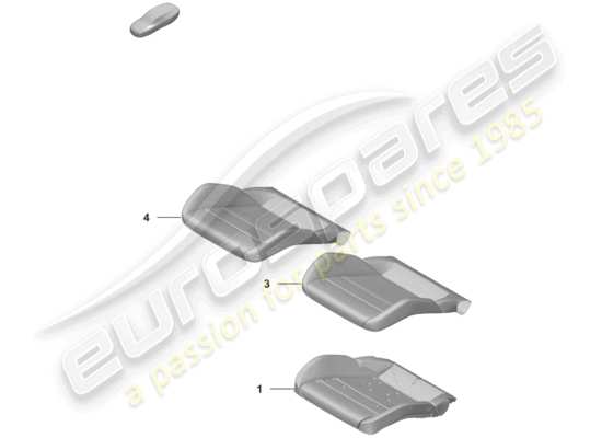 a part diagram from the Porsche 992 parts catalogue