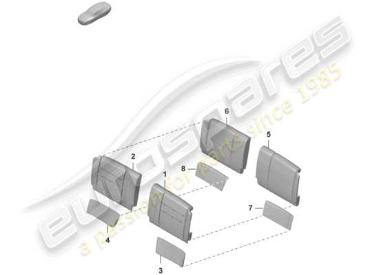 a part diagram from the Porsche 992 parts catalogue