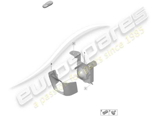 a part diagram from the Porsche 992 parts catalogue