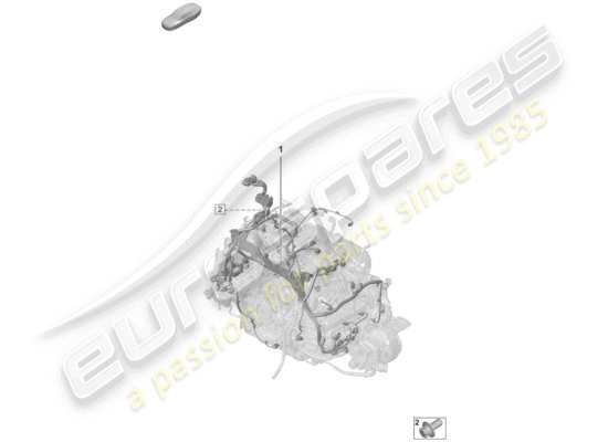 a part diagram from the Porsche 992 parts catalogue