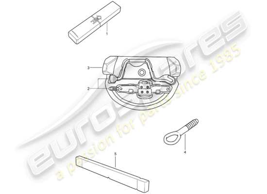 a part diagram from the Porsche 997 parts catalogue