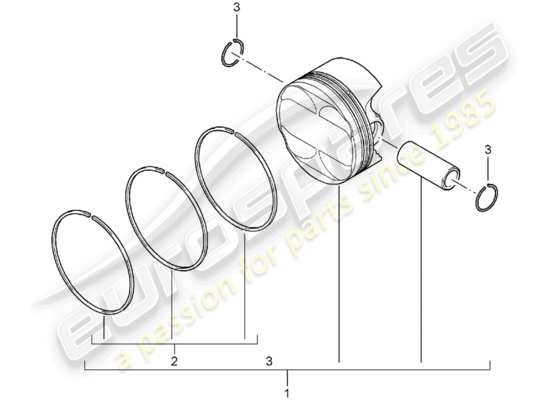 a part diagram from the Porsche 997 parts catalogue