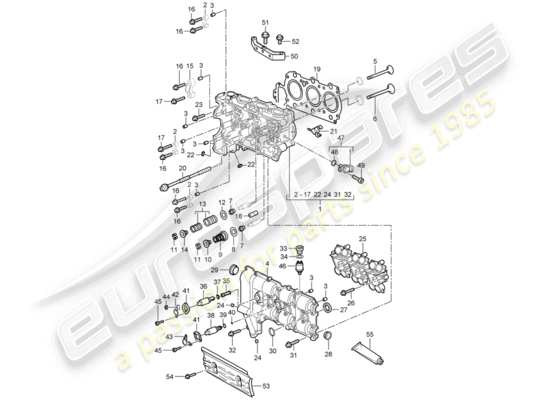 a part diagram from the Porsche 997 parts catalogue