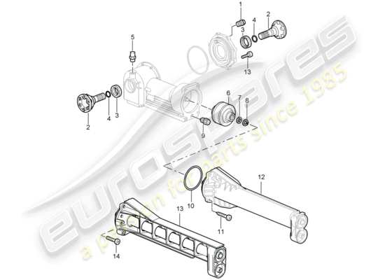 a part diagram from the Porsche 997 (2005) parts catalogue