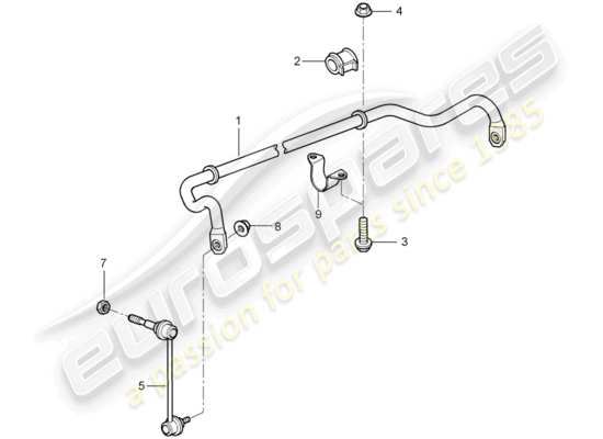 a part diagram from the Porsche 997 parts catalogue