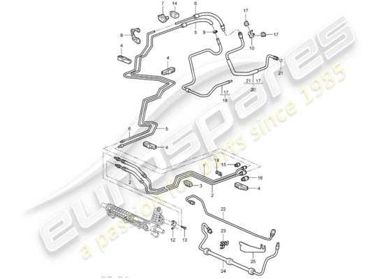 a part diagram from the Porsche 997 parts catalogue