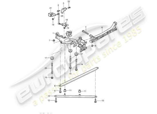 a part diagram from the Porsche 997 parts catalogue