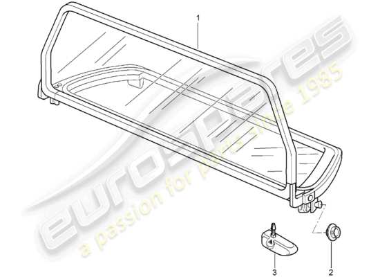 a part diagram from the Porsche 997 parts catalogue