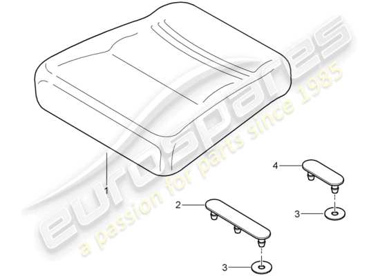 a part diagram from the Porsche 997 parts catalogue