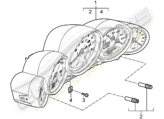 a part diagram from the Porsche 997 parts catalogue