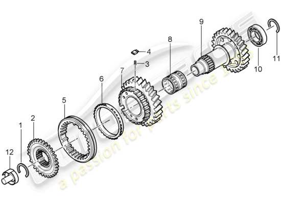 a part diagram from the Porsche 997 parts catalogue