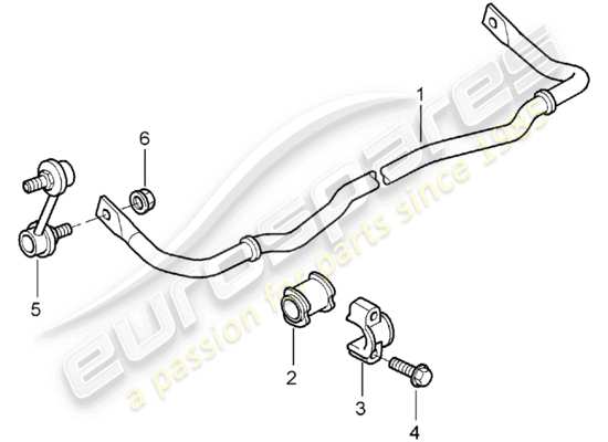 a part diagram from the Porsche 997 parts catalogue