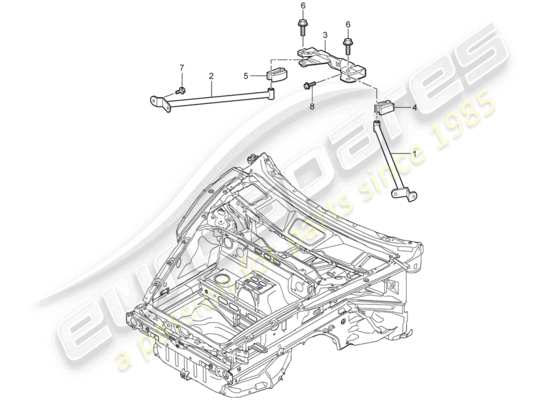 a part diagram from the Porsche 997 (2006) parts catalogue
