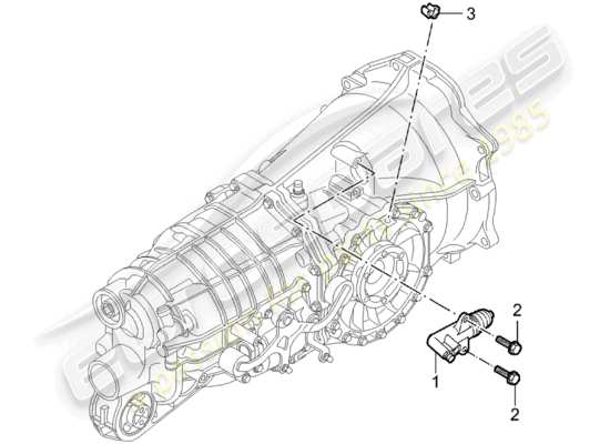 a part diagram from the Porsche 997 parts catalogue