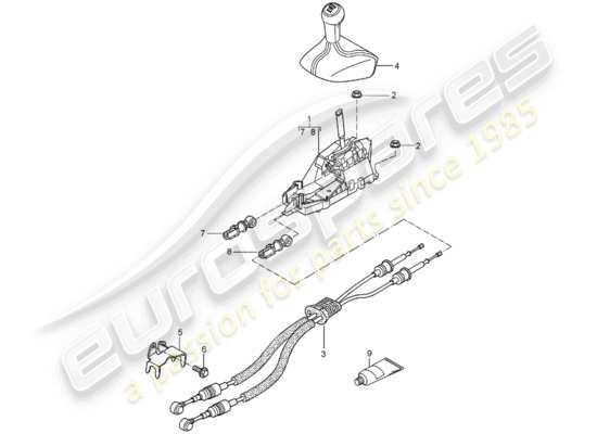 a part diagram from the Porsche 997 parts catalogue