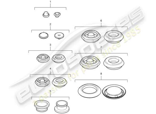 a part diagram from the Porsche 997 parts catalogue