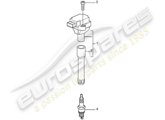 a part diagram from the Porsche 997 parts catalogue