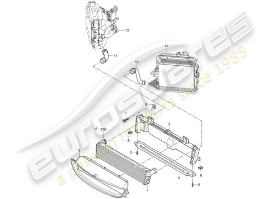 a part diagram from the Porsche 997 parts catalogue