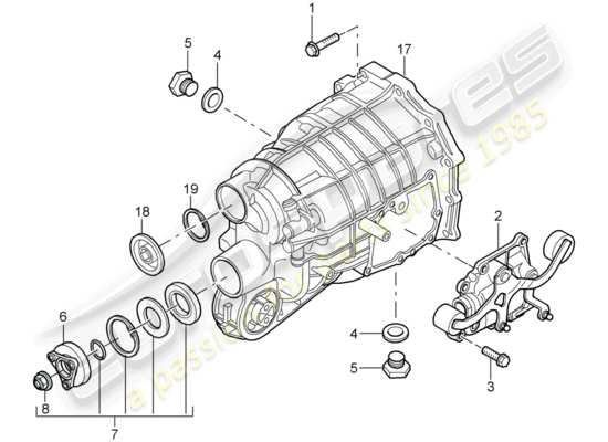 a part diagram from the Porsche 997 parts catalogue