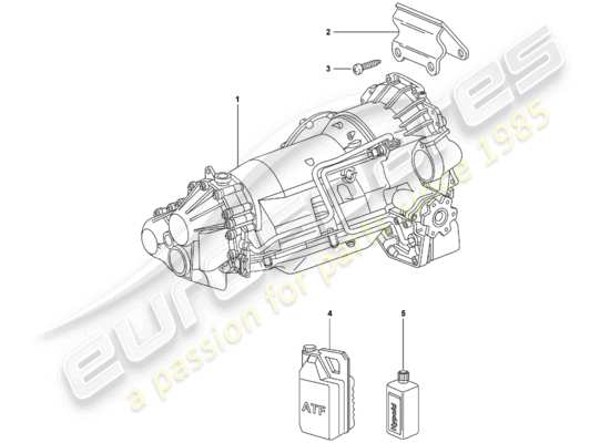 a part diagram from the Porsche 997 parts catalogue