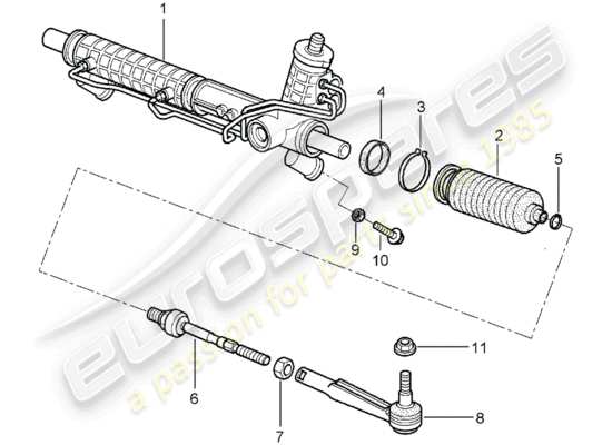 a part diagram from the Porsche 997 parts catalogue