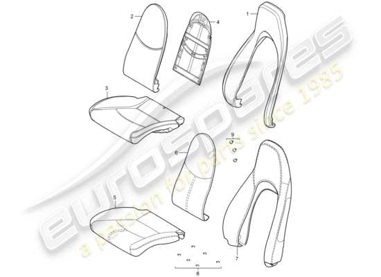 a part diagram from the Porsche 997 parts catalogue