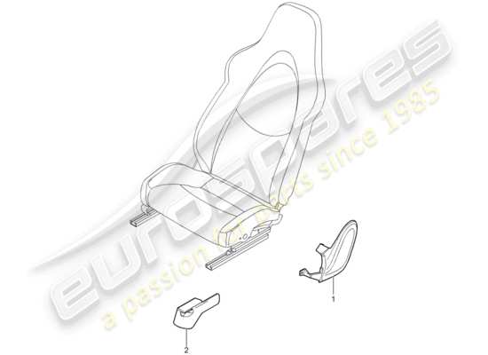 a part diagram from the Porsche 997 parts catalogue