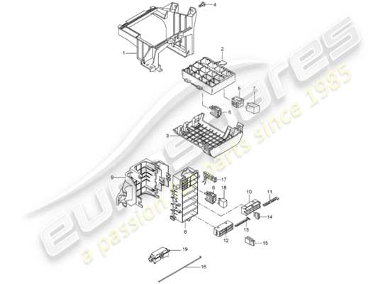 a part diagram from the Porsche 997 parts catalogue