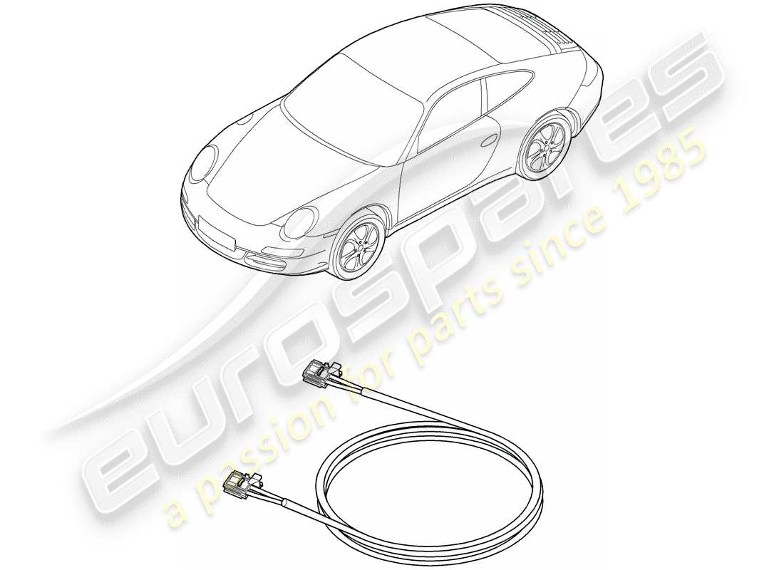 Porsche 997 Gen. 2 (2009) light fibre optic Part Diagram