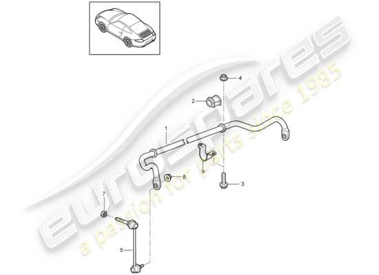 a part diagram from the Porsche 997 Gen. 2 (2010) parts catalogue