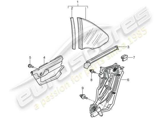 a part diagram from the Porsche 997 Gen. 2 parts catalogue