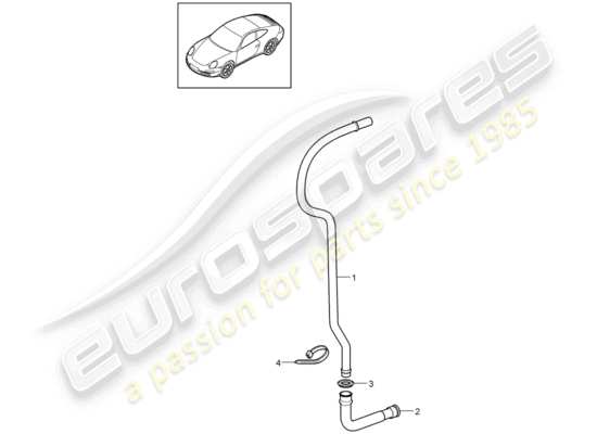 a part diagram from the Porsche 997 Gen. 2 parts catalogue