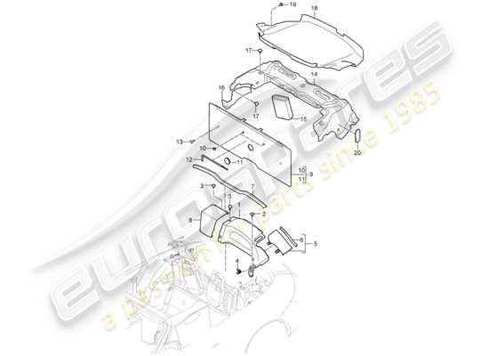 a part diagram from the Porsche 997 Gen. 2 (2011) parts catalogue