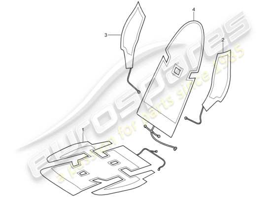 a part diagram from the Porsche 997 Gen. 2 parts catalogue